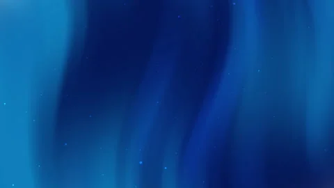Abstract blue background with flowing light streaks and glowing particles. Stock Footage 303692821