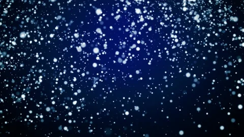 Abstract blue background with flying circles all over the screen, mockup Stock Footage 168682832