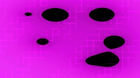 Abstract blue background with futuristic liquid data network and glowing ge.. Stock Footage 336882762