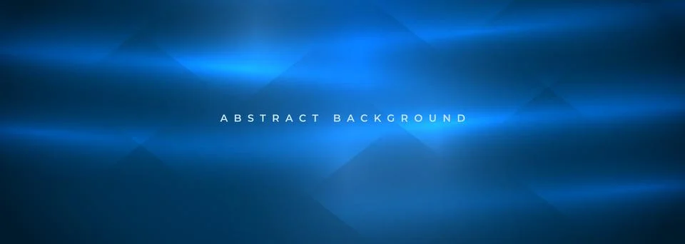 Abstract blue background with geometric dynamic glowing diagonal lines. Stock Illustration