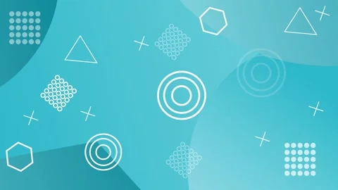 Abstract Blue background with geometric flat shape Stock Footage 278501265