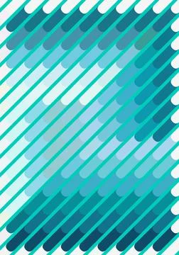 Abstract blue background. Geometric line pattern. 2D rendering digital illust Stock Illustration