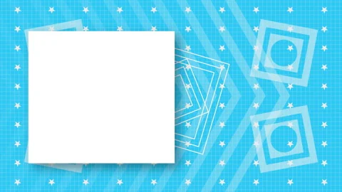 Abstract blue background with geometric shapes Stock Footage 205121102