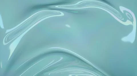 Abstract blue background glass wave. Shimmering texture 3d render plastic Stock Illustration