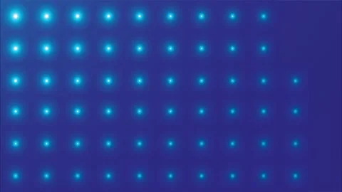 Abstract blue background with glowing dots, featuring a modern digital design 4K Stock Footage 292914700