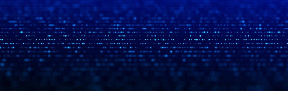 Abstract blue background with glowing dots. Network connection structure. G.. イラスト素材