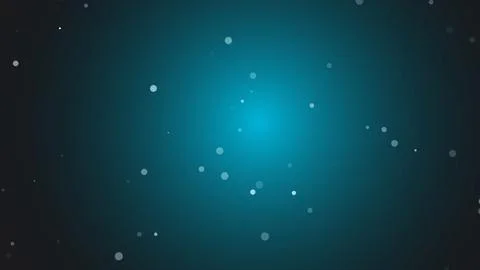 Abstract blue background with glowing light and particles Illustrazione stock