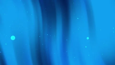 Abstract blue background with glowing particles and flowing light streaks. Stock Footage 303693340