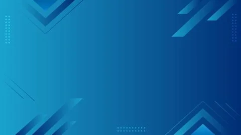 Abstract Blue Background with Gradient Design and Geometric Patterns Stock Illustration