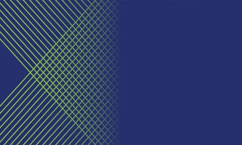 Abstract blue background with green diagonal grid pattern with art イラスト素材