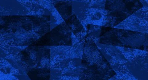 Abstract blue background with grunge effect and geometric pattern 스톡 일러스트