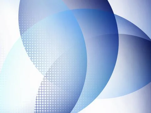 Abstract Blue Background With Halftone Stock Illustration