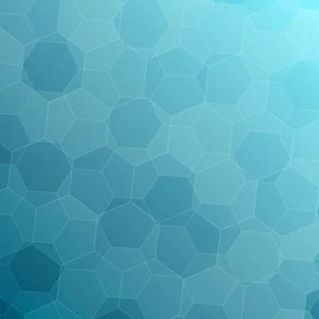 Abstract blue background with hexagons Stock Illustration