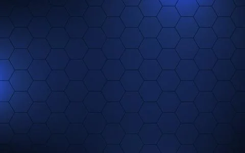 Abstract blue background with hexagons. Vector illustration イラスト素材