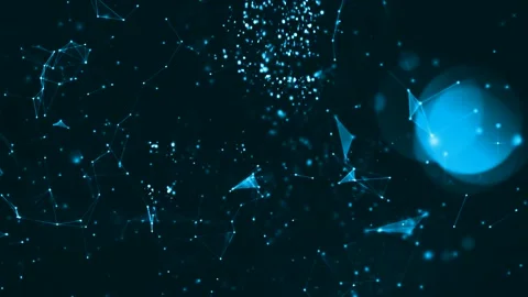 Abstract blue background for holiday presentations, titles and mockup Video stock 164461374