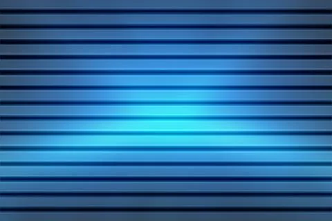 Abstract blue background with horizontal lines and glowing effect illustratio Stock Illustration