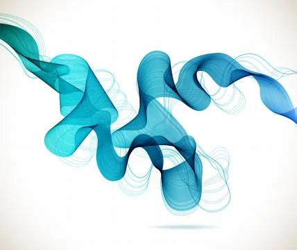 Abstract blue background Stock Illustration