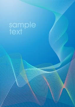 Abstract blue background Stock Illustration