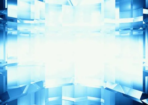 Abstract blue background Stock Illustration