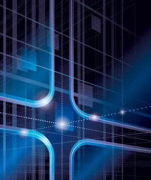 Abstract blue background Stock Illustration