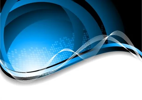 Abstract blue background Stock Illustration