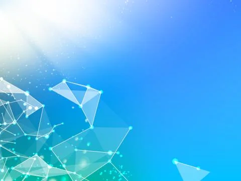 Abstract blue background Stock Illustration