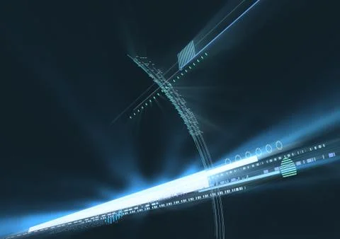 Abstract blue background Stock Illustration