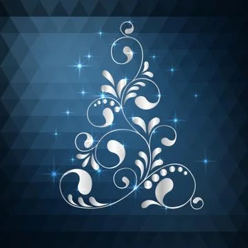 Abstract blue background Stock Illustration