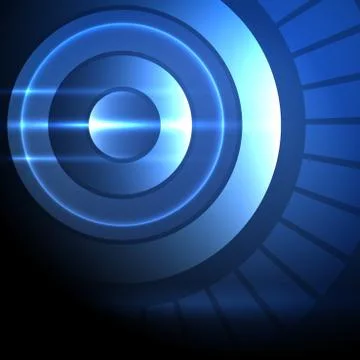 Abstract Blue Background Stock Illustration