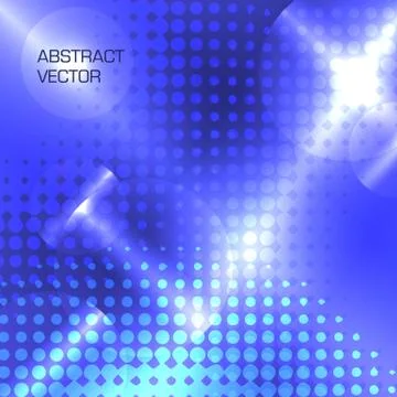 Abstract blue background Stock Illustration