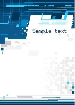 Abstract blue background Stock Illustration