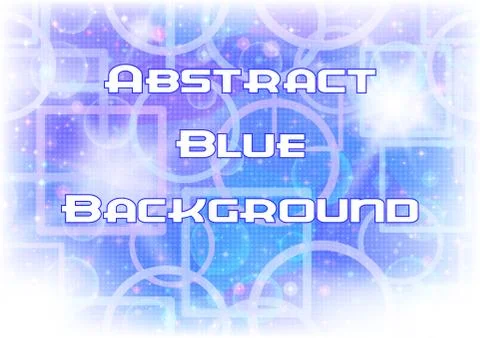 Abstract Blue Background Stock Illustration