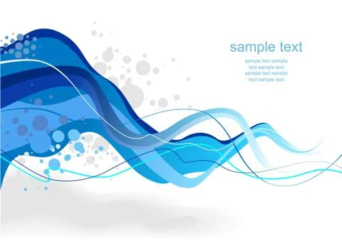 Abstract blue background Stock Illustration
