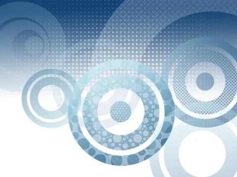 Abstract Blue Background Stock Illustration