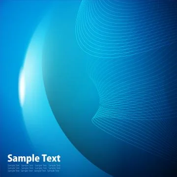 Abstract Blue Background Stock Illustration