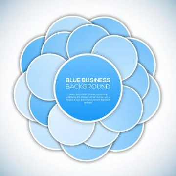 Abstract blue background Stock Illustration