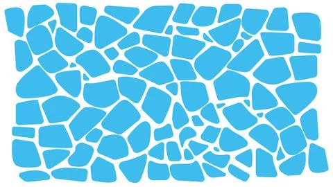 Abstract blue background. Imitation of caustic water or floating icebergs. Stock Illustration