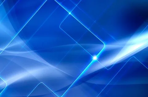 Abstract blue background with intersecting lines Stock Illustration