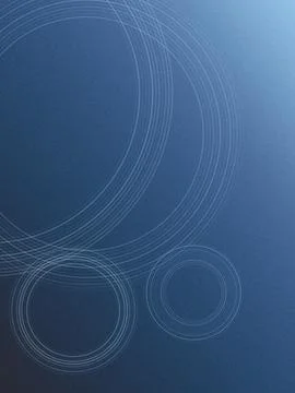 Abstract blue background with layered circular ripple lines, creating a cal.. Stock Illustration