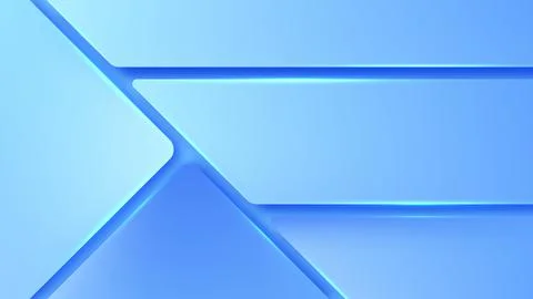 Abstract blue background with light blue futuristic geometric panels and cy.. 스톡 일러스트