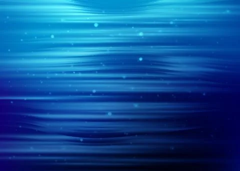 Abstract blue background with light dot particles and lines effect. Speed motion Illustrazione stock