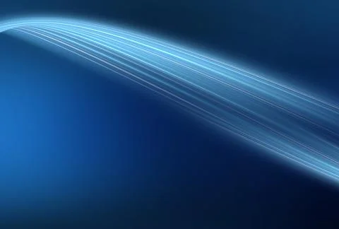 Abstract blue background with light effect curves to depth concept series Иллюстрация