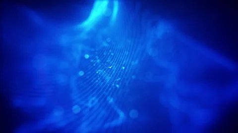 Abstract blue Background of lights Stock Footage 296535463