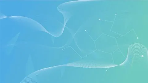 Abstract blue background with lines and spikes. technology trend. Illustrazione stock