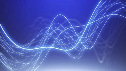 Abstract blue background with lines Stock Footage 152423450