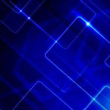 Abstract blue background with lines Stock Illustration