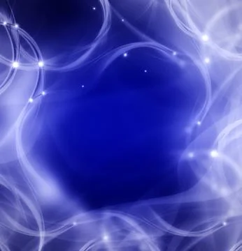 Abstract blue background with lines Stock Illustration