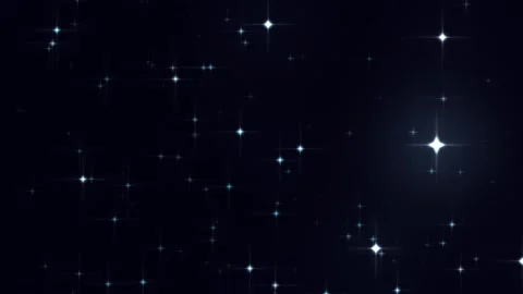 Abstract blue background with lots of small, glowing stars and sparks. Video stock 305046485