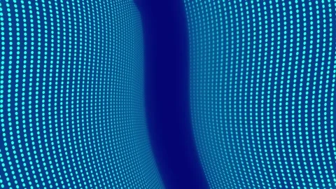 Abstract blue background with moving dots Stock Footage 231100774