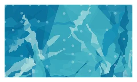 Abstract blue background, overlapping geometric shapes with scattered white.. Stock Illustration
